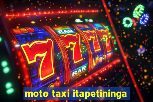 moto taxi itapetininga