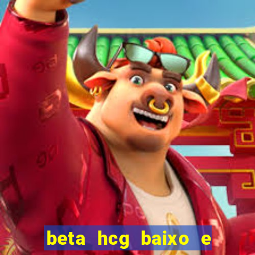 beta hcg baixo e gravidez evoluiu