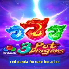 red panda fortune horarios