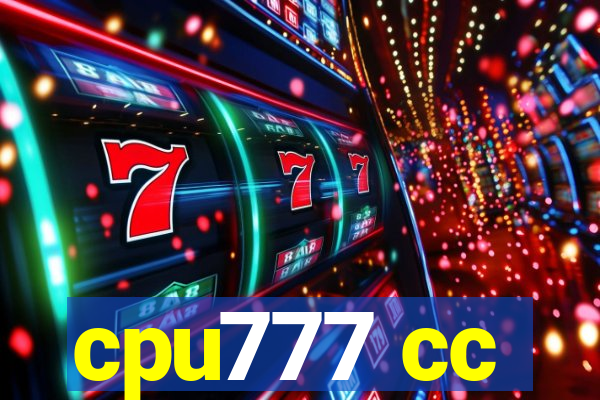 cpu777 cc