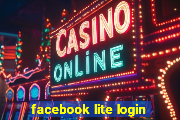 facebook lite login