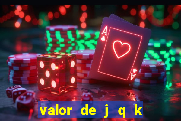 valor de j q k en blackjack