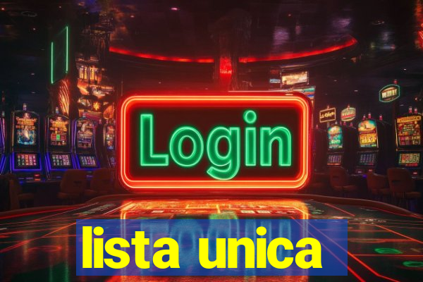 lista unica