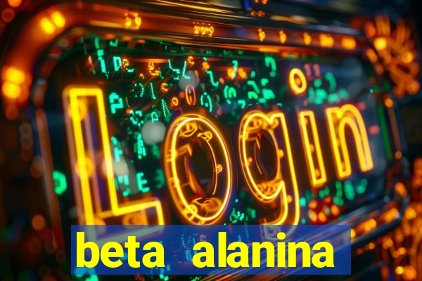 beta alanina aumenta a pressao